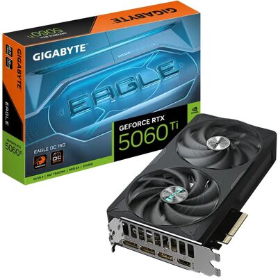 Gigabyte GeForce RTX 5060 Ti Eagle OC 16 Gt -näytönohjain Gigabyte GeForce RTX 5060 Ti Eagle OC 16 Gt -näytönohjain