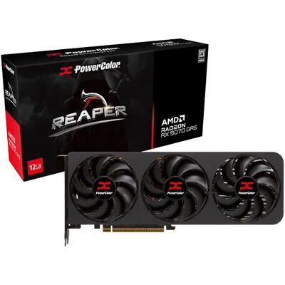 PowerColor Radeon RX 9070 GRE Reaper OC 12 Gt -näytönohjain PowerColor Radeon RX 9070 GRE Reaper OC 12 Gt -näytönohjain