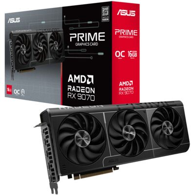 Asus Radeon RX 9070 PRIME OC 16 Gt -näytönohjain Asus Radeon RX 9070 PRIME OC 16 Gt -näytönohjain