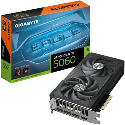 Gigabyte GeForce RTX 5060 Eagle OC 8 Gt -näytönohjain Gigabyte GeForce RTX 5060 Eagle OC 8 Gt -näytönohjain