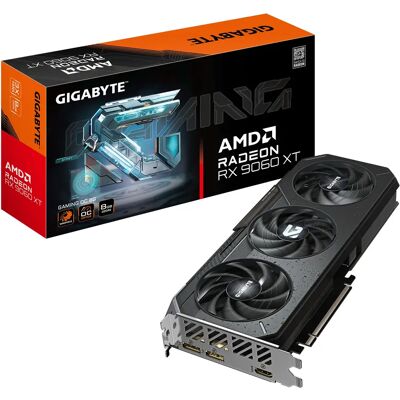 Gigabyte Radeon RX 9060 XT Gaming OC 8 Gt -näytönohjain Gigabyte Radeon RX 9060 XT Gaming OC 8 Gt -näytönohjain
