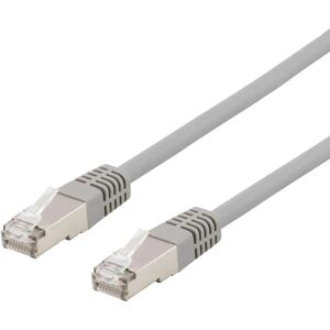 Harmaa Deltaco Cat6A suojattu Ethernet-kaapeli - 3m - RJ45 Harmaa Deltaco Cat6A suojattu Ethernet-kaapeli - 3m - RJ45