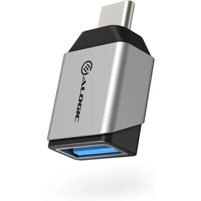 Alogic Ultra Mini USB-C to USB-A Adapter - Harmaa Alogic Ultra Mini USB-C to USB-A Adapter - Harmaa