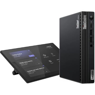 Lenovo ThinkSmart Tiny Kit i3-13100T, 16 Gt, 256 Gt, Win 11 IoT Enterprise -minitietokone, raven black Lenovo ThinkSmart Tiny Kit i3-13100T, 16 Gt, 256 Gt, Win 11 IoT Enterprise -minitietokone, raven black