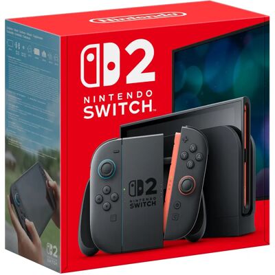Nintendo Switch 2 -pelikonsoli 256 Gt, musta Nintendo Switch 2 -pelikonsoli 256 Gt, musta