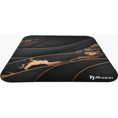 Arozzi ZONA neliömäinen suojamatto 116 x 116 cm, musta, kulta Arozzi ZONA neliömäinen suojamatto 116 x 116 cm, musta, kulta