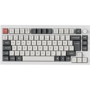Keychron Q1 Ultra 8K 75% -langaton mekaaninen pelinäppäimistö, Silk POM Brown, valkoinen Keychron Q1 Ultra 8K 75% -langaton mekaaninen pelinäppäimistö, Silk POM Brown, valkoinen