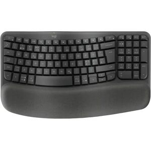 Logitech Wave Keys -langaton ergonominen näppäimistö, grafiitti Logitech Wave Keys -langaton ergonominen näppäimistö, grafiitti