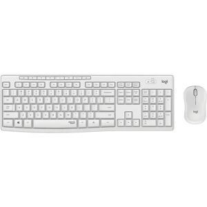 Logitech MK295 Silent -langaton näppäimistö ja hiiri, valkoinen Logitech MK295 Silent -langaton näppäimistö ja hiiri, valkoinen