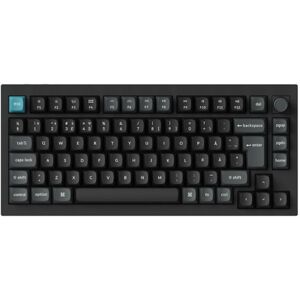 Keychron Q1 Ultra 8K -langaton mekaaninen pelinäppäimistö, Keychron Silk POM Brown, musta Keychron Q1 Ultra 8K -langaton mekaaninen pelinäppäimistö, Keychron Silk POM Brown, musta