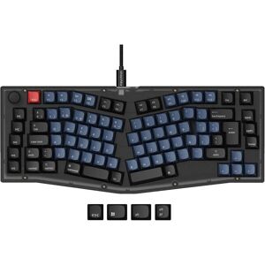 Keychron V10 75% Alice -mekaaninen ergonominen pelinäppäimistö, K Pro Red, musta Keychron V10 75% Alice -mekaaninen ergonominen pelinäppäimistö, K Pro Red, musta