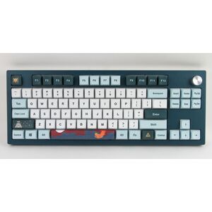 Montech MKey TKL Freedom MK87 -mekaaninen pelinäppäimistö, Gateron G Pro 2.0, tummanharmaa / viininpunainen Montech MKey TKL Freedom MK87 -mekaaninen pelinäppäimistö, Gateron G Pro 2.0, tummanharmaa / viininpunainen