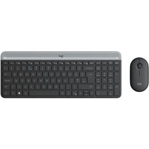 Logitech MK470 Slim -langaton näppäimistö ja hiiri, grafiitti Logitech MK470 Slim -langaton näppäimistö ja hiiri, grafiitti