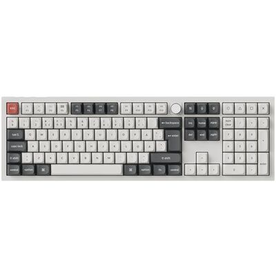 Keychron Q6 Ultra 8K -langaton mekaaninen pelinäppäimistö, Silk POM Brown, valkoinen Keychron Q6 Ultra 8K -langaton mekaaninen pelinäppäimistö, Silk POM Brown, valkoinen