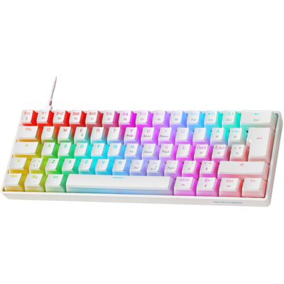 Deltaco Gaming WK90 RGB 60% Hotswap Mekaaninen Näppäimistö - Vaaleanpunainen - Pelinäppäimistö Deltaco Gaming WK90 RGB 60% Hotswap Mekaaninen Näppäimistö - Vaaleanpunainen - Pelinäppäimistö