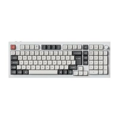 Keychron Q5 Ultra 96% 8K -langaton mekaaninen pelinäppäimistö, Silk POM Red, valkoinen Keychron Q5 Ultra 96% 8K -langaton mekaaninen pelinäppäimistö, Silk POM Red, valkoinen