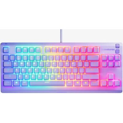 SteelSeries Apex 3 TKL -pelinäppäimistö, Whisper Quiet, laventeli SteelSeries Apex 3 TKL -pelinäppäimistö, Whisper Quiet, laventeli