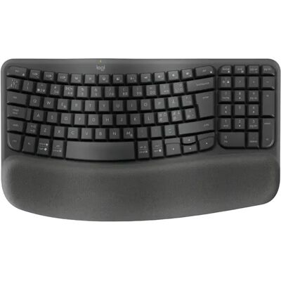 Logitech Wave Keys -langaton ergonominen näppäimistö, grafiitti Logitech Wave Keys -langaton ergonominen näppäimistö, grafiitti