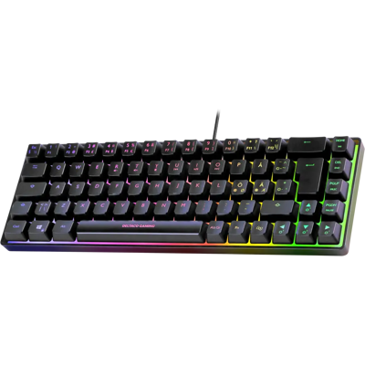 Deltaco Gaming DK240 - Kompakt RGB-membrantäyttö Deltaco Gaming DK240 - Kompakt RGB-membrantäyttö