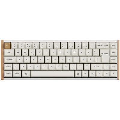 Keychron K6 HE SE 65% -langaton mekaaninen pelinäppäimistö, Gateron Double-Rail Magnetic, valkoinen Keychron K6 HE SE 65% -langaton mekaaninen pelinäppäimistö, Gateron Double-Rail Magnetic, valkoinen