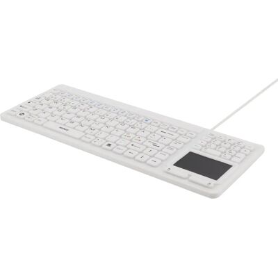 Deltaco vedenkestävä silikoninen näppäimistö ja touchpad - 105 näppäintä Deltaco vedenkestävä silikoninen näppäimistö ja touchpad - 105 näppäintä