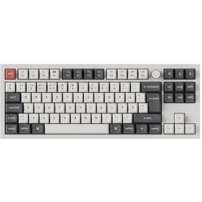 Keychron Q3 Ultra 80% 8K -langaton mekaaninen pelinäppäimistö, POM Red, valkoinen Keychron Q3 Ultra 80% 8K -langaton mekaaninen pelinäppäimistö, POM Red, valkoinen