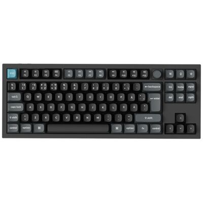Keychron Q3 Ultra 8K -langaton mekaaninen pelinäppäimistö, Silk POM Red, musta Keychron Q3 Ultra 8K -langaton mekaaninen pelinäppäimistö, Silk POM Red, musta