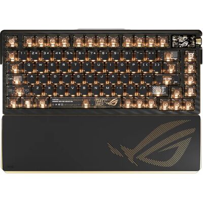 ASUS ROG Azoth Extreme Edition 20 75% -langaton mekaaninen pelinäppäimistö, NX Snow, musta ASUS ROG Azoth Extreme Edition 20 75% -langaton mekaaninen pelinäppäimistö, NX Snow, musta