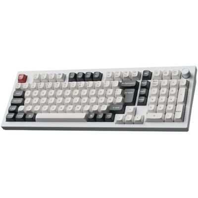Keychron Q5 Ultra 8K 96% -langaton mekaaninen pelinäppäimistö, Silk POM Brown, valkoinen Keychron Q5 Ultra 8K 96% -langaton mekaaninen pelinäppäimistö, Silk POM Brown, valkoinen
