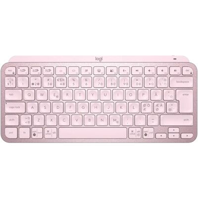 Logitech MX Keys Mini -langaton ergonominen näppäimistö, vaaleanpunainen Logitech MX Keys Mini -langaton ergonominen näppäimistö, vaaleanpunainen
