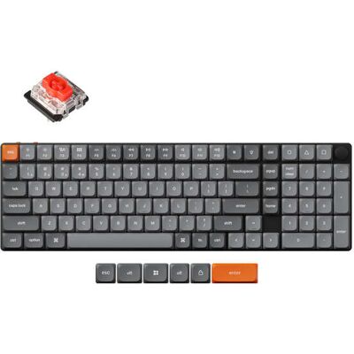 Keychron K17 MAX - Gateron Red - Matala Profiili - Näppäimistö Keychron K17 MAX - Gateron Red - Matala Profiili - Näppäimistö
