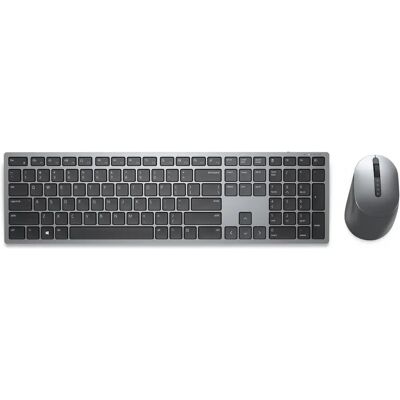 Dell Premier Multi-Device KM7321W -langaton näppäimistö ja hiiri, harmaa, titaani Dell Premier Multi-Device KM7321W -langaton näppäimistö ja hiiri, harmaa, titaani