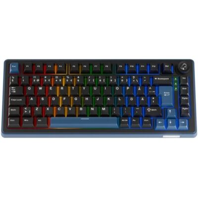 Ducky OK-M-75 75% -langaton mekaaninen pelinäppäimistö, KTT Linear, musta Ducky OK-M-75 75% -langaton mekaaninen pelinäppäimistö, KTT Linear, musta