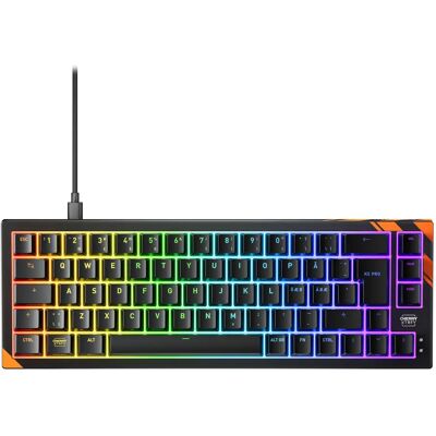 CHERRY K5 Pro TMR 65% -mekaaninen pelinäppäimistö, MK Crystal Magnetic, musta, oranssi CHERRY K5 Pro TMR 65% -mekaaninen pelinäppäimistö, MK Crystal Magnetic, musta, oranssi