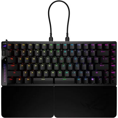 ASUS ROG Falcata 75% -langaton ergonominen pelinäppäimistö, ROG HFX V2 Magnetic Switch, musta ASUS ROG Falcata 75% -langaton ergonominen pelinäppäimistö, ROG HFX V2 Magnetic Switch, musta