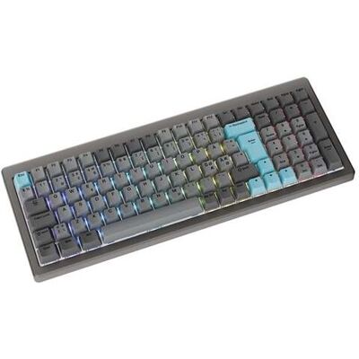 DUCKY Cushion 98 Mekaaninen näppäimistö - Nickel - Nordic ISO - Shush Tactile - 98% - Tri-Mode DUCKY Cushion 98 Mekaaninen näppäimistö - Nickel - Nordic ISO - Shush Tactile - 98% - Tri-Mode