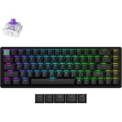 Keychron K6 HE SE K6H-F1-BO 65% -langaton mekaaninen pelinäppäimistö, Gateron Magnetic, musta Keychron K6 HE SE K6H-F1-BO 65% -langaton mekaaninen pelinäppäimistö, Gateron Magnetic, musta