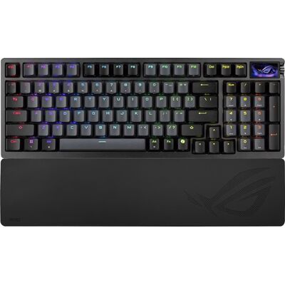 ASUS ROG AZOTH 96 HE -langaton mekaaninen pelinäppäimistö, ROG HFX V2 Magnetic, musta ASUS ROG AZOTH 96 HE -langaton mekaaninen pelinäppäimistö, ROG HFX V2 Magnetic, musta