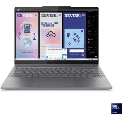 Lenovo Yoga 7 2-in-1 14" Ultra 5 226V, 16 Gt, 512 Gt, Win 11 Home -kannettava, luna-harmaa Lenovo Yoga 7 2-in-1 14" Ultra 5 226V, 16 Gt, 512 Gt, Win 11 Home -kannettava, luna-harmaa