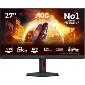 AOC Q27G4SRU 27" QHD, Fast IPS -pelinäyttö, USB hub AOC Q27G4SRU 27" QHD, Fast IPS -pelinäyttö, USB hub