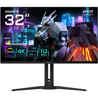 Gigabyte AORUS FO32U 31.5" 4K UHD, OLED 165 Hz -pelinäyttö, USB-C hub Gigabyte AORUS FO32U 31.5" 4K UHD, OLED 165 Hz -pelinäyttö, USB-C hub
