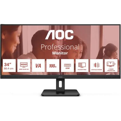 AOC U34E2M 34" UWQHD, VA -näyttö AOC U34E2M 34" UWQHD, VA -näyttö