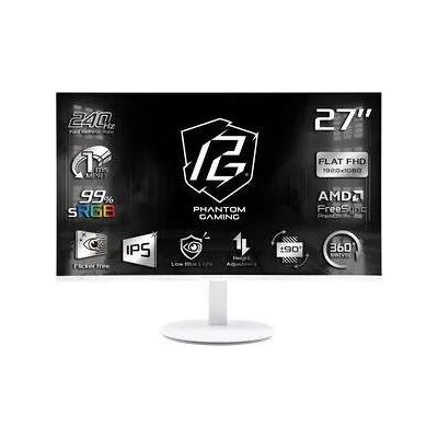 ASRock PG27FFS2E-W 27" Full HD, IPS, 240Hz, HDR -pelinäyttö ASRock PG27FFS2E-W 27" Full HD, IPS, 240Hz, HDR -pelinäyttö