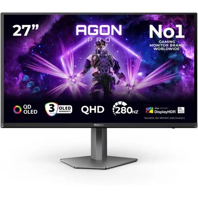 AOC AGON PRO AG276QZD2 27" QHD, QD-OLED -pelinäyttö, 240Hz AOC AGON PRO AG276QZD2 27" QHD, QD-OLED -pelinäyttö, 240Hz