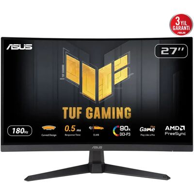 Asus TUF Gaming VG27WQ3B 27" QHD, VA -kaareva pelinäyttö Asus TUF Gaming VG27WQ3B 27" QHD, VA -kaareva pelinäyttö