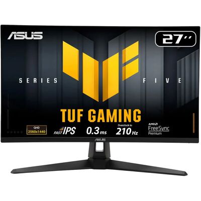 ASUS TUF Gaming VG27AQ5A 27" QHD, Fast IPS -pelinäyttö, USB-C hub ASUS TUF Gaming VG27AQ5A 27" QHD, Fast IPS -pelinäyttö, USB-C hub