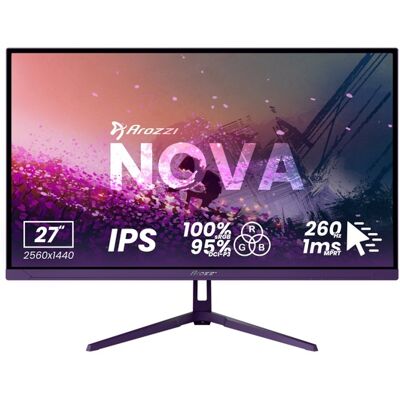 Arozzi Nova 27" QHD, IPS, HDR, 260Hz -pelinäyttö Arozzi Nova 27" QHD, IPS, HDR, 260Hz -pelinäyttö