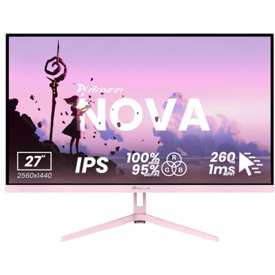 Arozzi Nova AZ-NO-27T2K260-PNK 27" QHD, IPS, HDR, 260Hz -pelinäyttö Arozzi Nova AZ-NO-27T2K260-PNK 27" QHD, IPS, HDR, 260Hz -pelinäyttö