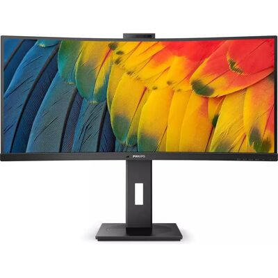 Philips 34B1U5600CH 34" UWQHD, VA, USB-C hub, KVM-kytkin, Webkamera -kaareva näyttö Philips 34B1U5600CH 34" UWQHD, VA, USB-C hub, KVM-kytkin, Webkamera -kaareva näyttö