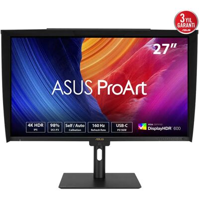ASUS ProArt PA27UCGE 27" 4K UHD, IPS, 160 Hz, USB-C hub, KVM Switch -näyttö ASUS ProArt PA27UCGE 27" 4K UHD, IPS, 160 Hz, USB-C hub, KVM Switch -näyttö